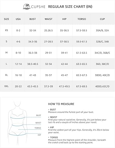 Miniatura 6 de CUPSHE Conjunto de bikini de dos piezas para mujer, traje de baño de cintura alta, cuello en V, nudo frontal, tirantes delgados ajustables