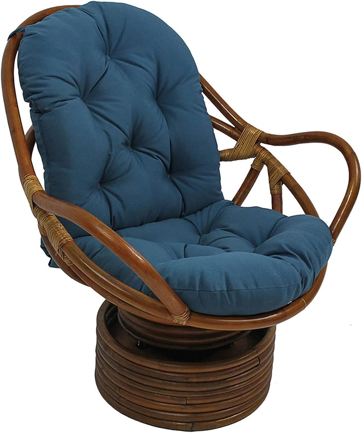 Chaise à bascule de jardin en rotin pour hamac et terrasse