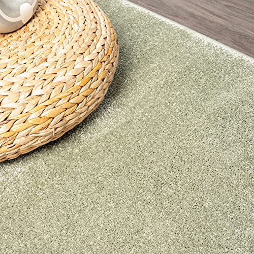 JONATHAN Y Haze Solid Low-Pile Green Indoor Area Rug 9x12, Coastal,Bohemian,Minimalist,Classic, Easy-Cleaning for Living Room,Bedroom,Kitchen,Pet Friendly,Non-Shedding (SEU100O-9) - Image 7