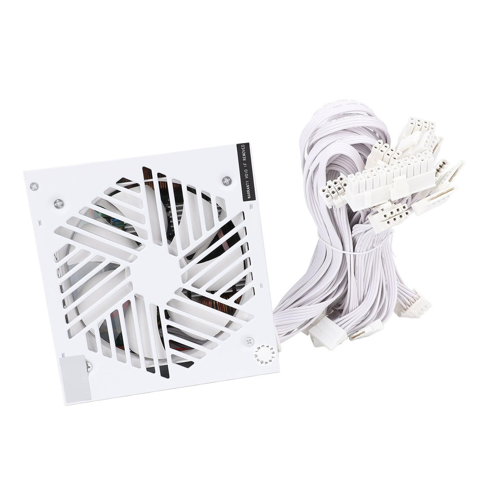 Yctze Zasilacz Komputerowy ATX o Mocy 700 W, Wentylator 120 Mm Inteligentna Kontrola Temperatury z Wieloma Mechanizmami Ochronnymi, Idealny do Systemów Gier na Komputerach Stacjonarnych