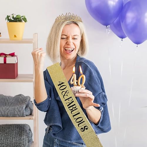 Miniatura 4 de Decoraciones de cumpleaños número 30 para mujer, banda, corona, vela de cumpleaños y globo digital de papel de aluminio de 32 pulgadas, decoración