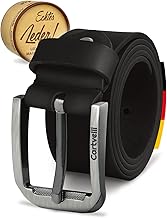 Cartvelli Premium Ledergürtel Herren Made in Germany mit Geschenkbox - Echtleder-Gürtel 40mm