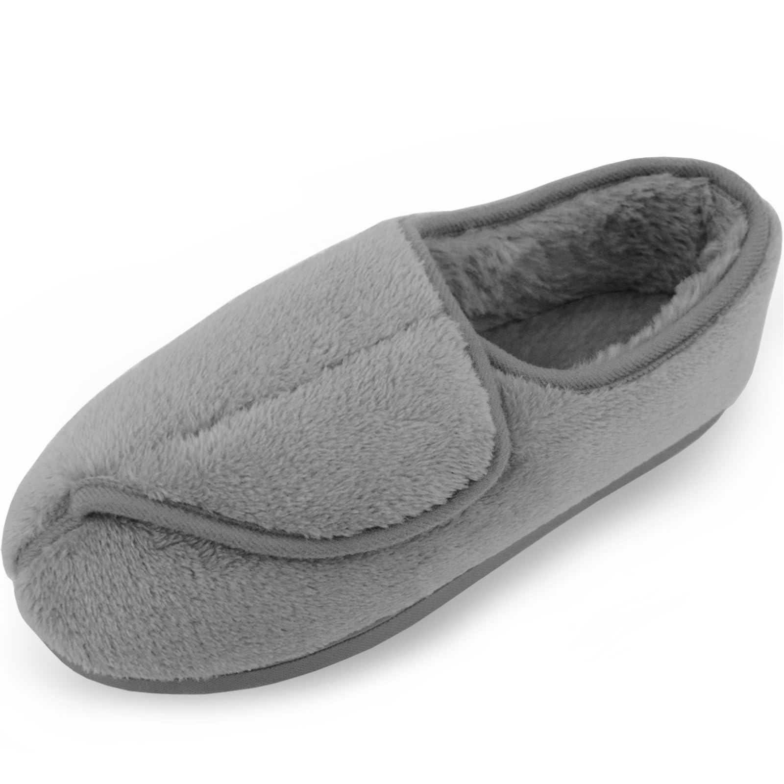 Git-up Pantofole per Diabetici in Memory Foam per Artrite da Donna, Edema, Scarpe da Casa Chiuse Comode e Regolabili