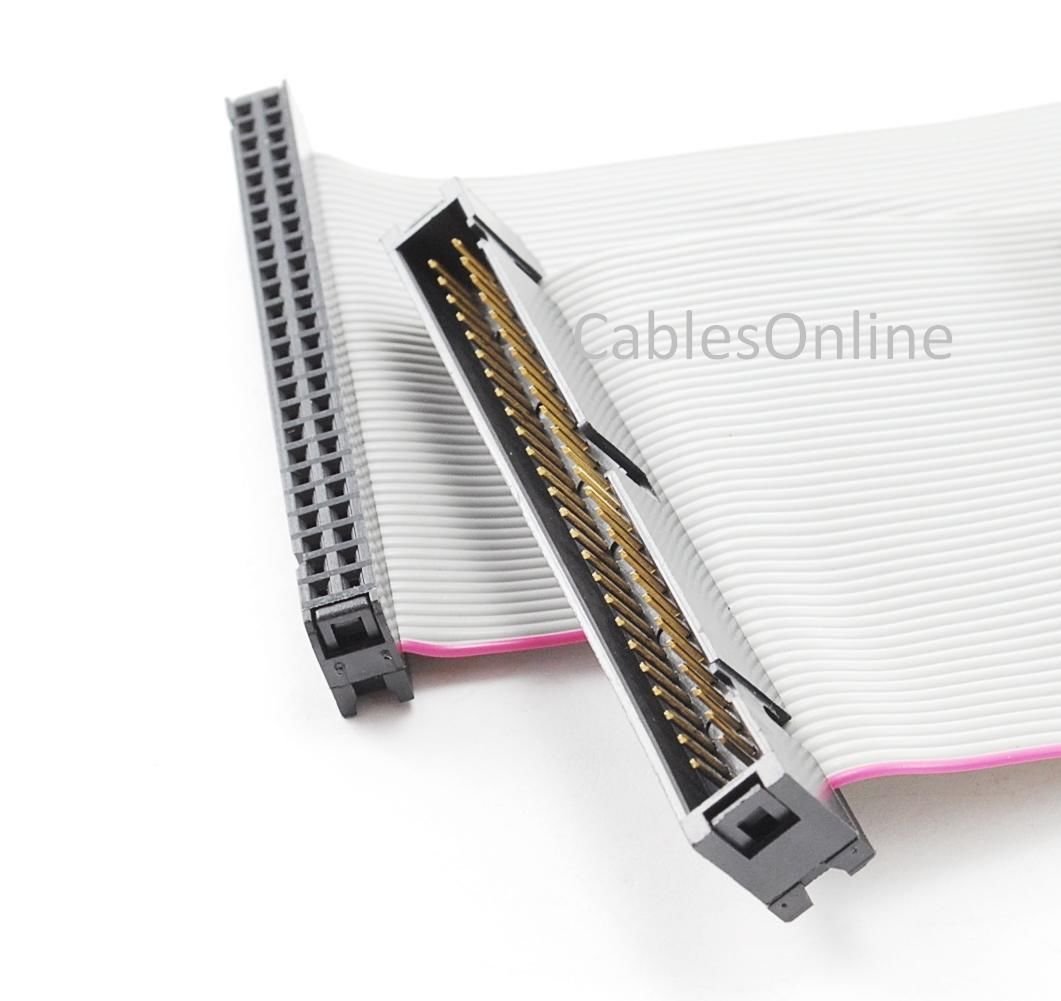 Amazon | CablesOnline 23-inch内部IDC 50-pin SCSIドライブ拡張