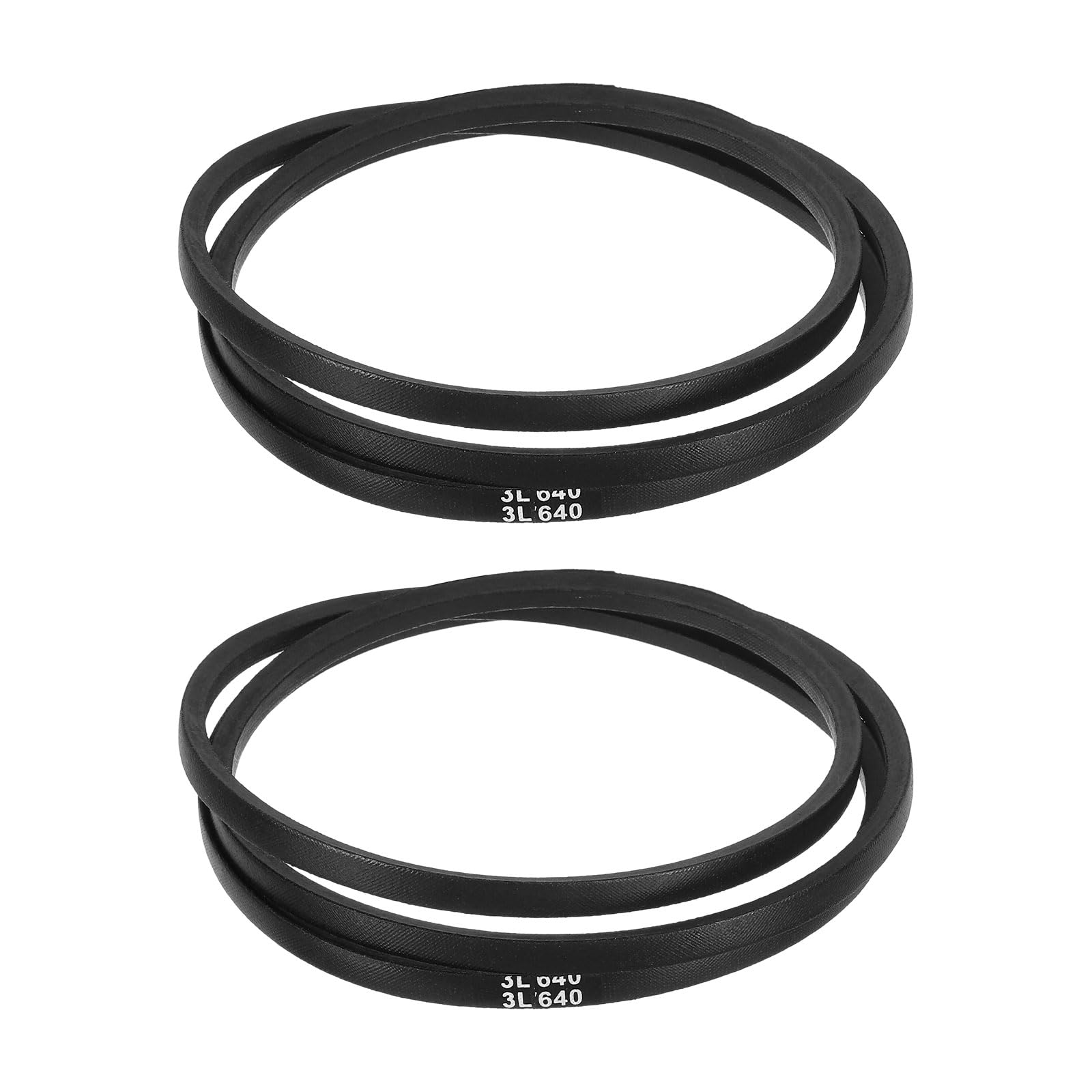 uxcell 3L240 Classic Wrapped Rubber V-Belt, 24"(610mm) Outside Circumference, 3L Profile V Belt 3/8" Width 7/32" Height — view 171