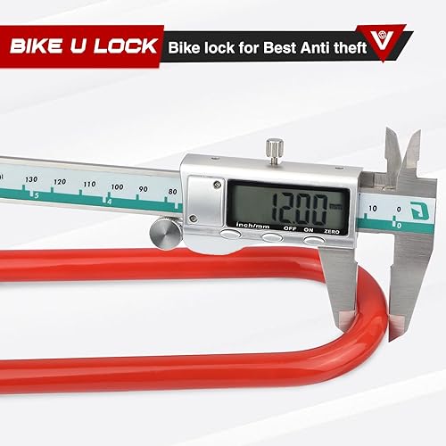Miniatura 2 de Bike U Lock - Cerradura de bicicleta resistente con combinación de 4 dígitos en forma de U para una máxima seguridad