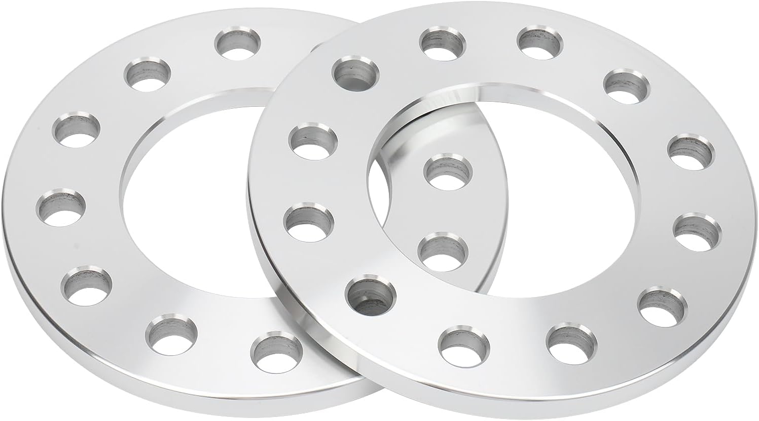 IRONTEK 12mm Wheel Spacers Fit for 6x5.5”, 6x135, 6x139.7mm (ID: 93.1mm, OD: 176mm) Wheel Spacers Adapter fit for Chevrolet/Silverado 1500/Tahoe/Express 1500, for GMC Sierra 1500 Canyon 4PCS