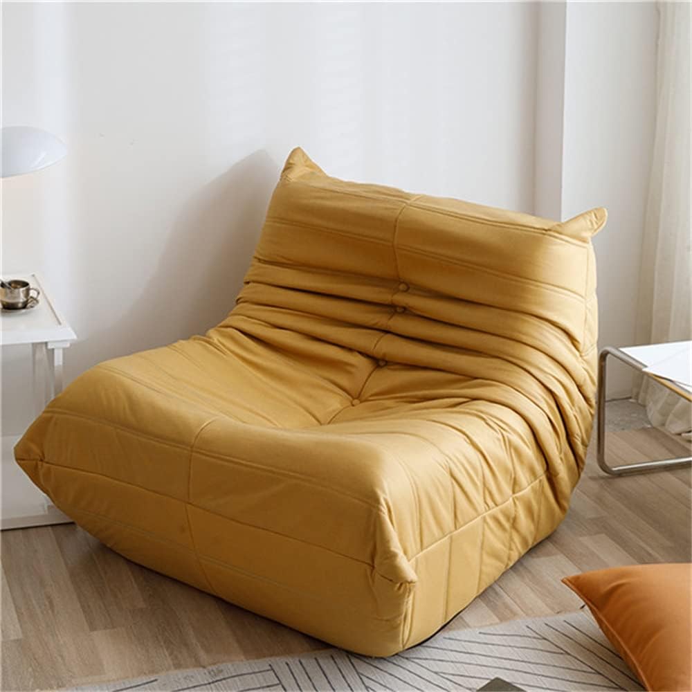 Single Seater Lazy Sofa Chair High Density Rebound Foam Video Gaming for Living Room Bedroom