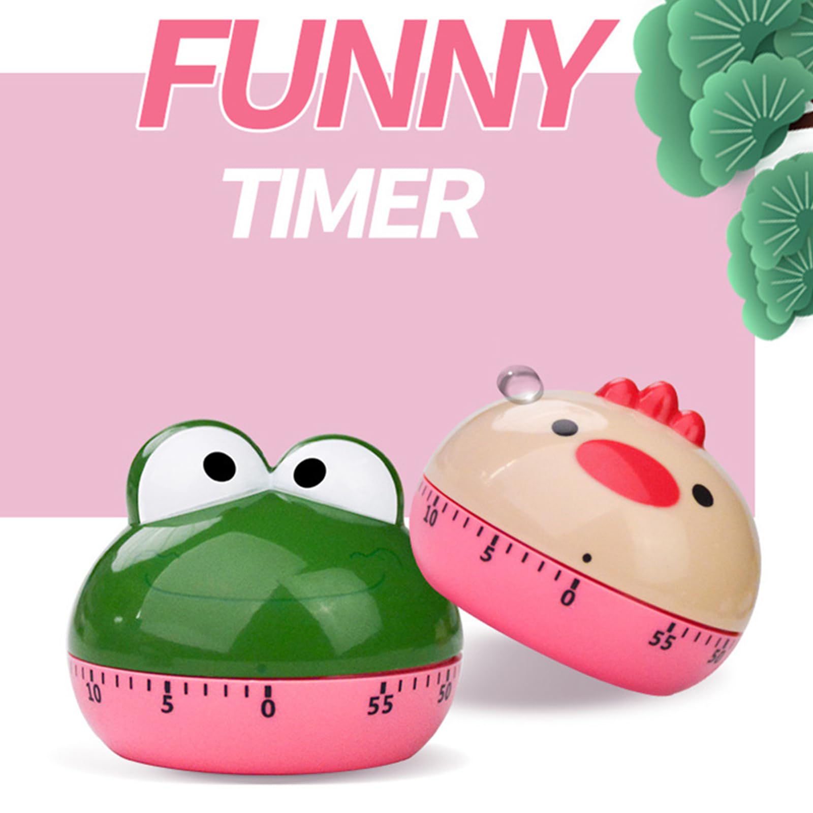 Mechanischer Küchentimer In Tierform (Wolf) – 60-Minuten-Countdown, Aufzieh-Funktion, Kinderfreundlich – Für Küche, Klassenzimmer & Home-Office