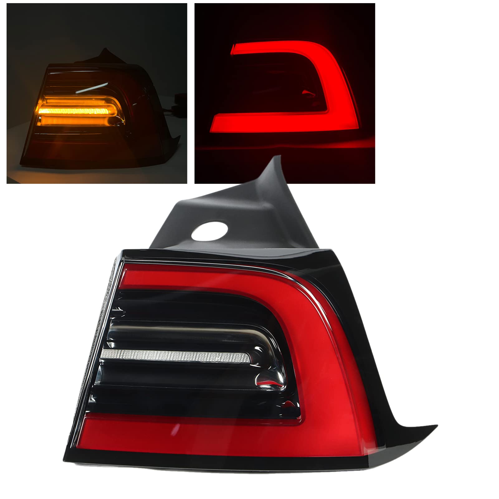 Ymiko Sostituzione Fanale Posteriore a LED per Auto per Y 2020‑2022, Fanale Posteriore Esterno Impermeabile a 5 Fili Stile OEM (Destra 1502087 00 D)