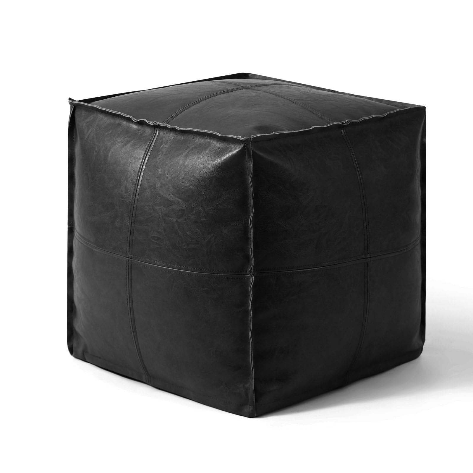 DMeHoo Unstuffed Pouf Foot Stool Ottoman