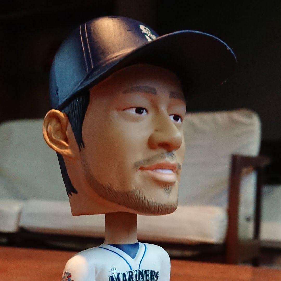 首振り人形(マリナーズ、イチロー) MLB マリナーズ イチロー フィギュア 2008年モデル レアアイテム