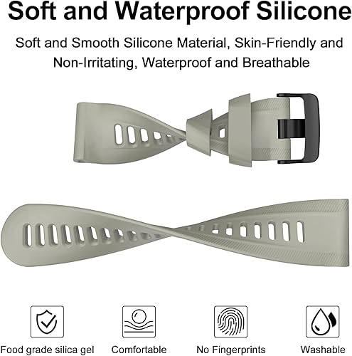 Miniatura 3 de MYSNBKN Compatible con la correa Garmin Forerunner 945, correa cómoda y de fácil ajuste, adecuada para reloj inteligente Garmin Forerunner