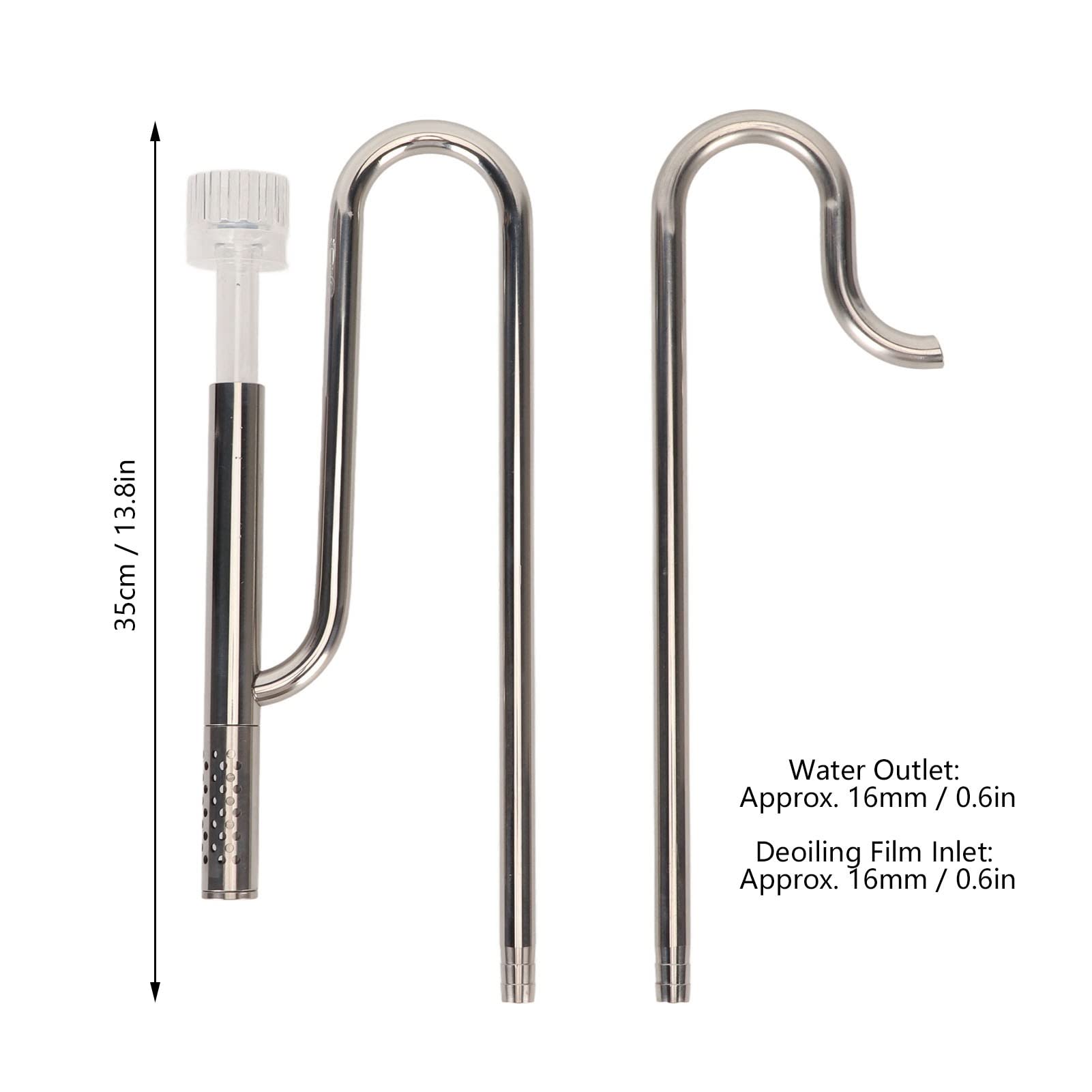 Amazon.com: Metal Lily Pipe Inflow Outflow Pipe Set with Skimmer