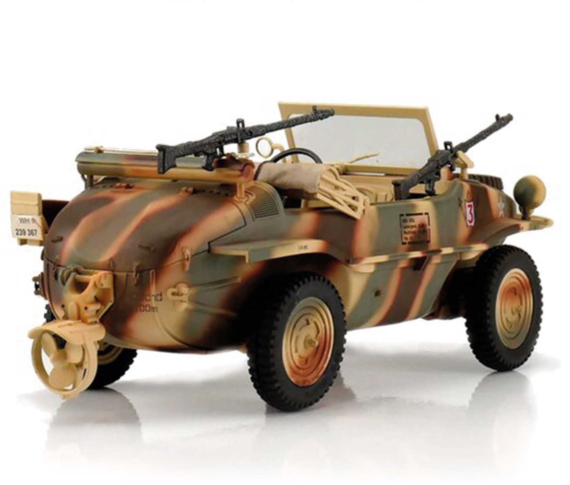Torro RC 1:16 VW T166 wózek pływacki, kolor maskujący, amfibiczny samochód z pilotem zdalnego sterowania, skala 1:16, młodzieżowy (unisex)