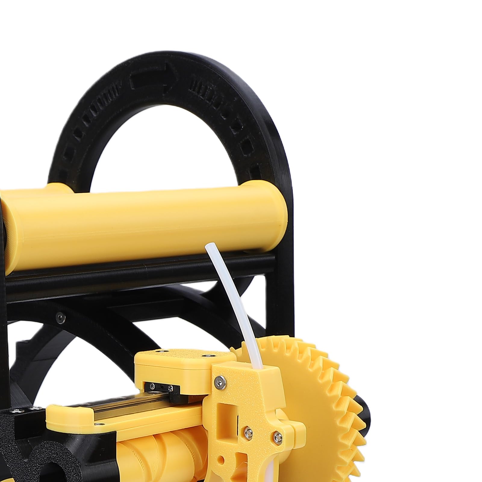 Ejoyous 3D-Drucker-Filament-Aufwickler, PETG CF Handkurbel-Filamentwickler für 20-cm-Spule, Intelligente Spannungskontrolle, Bohrer-kompatibler Aufwickler für 3D-Druck-Benutzer