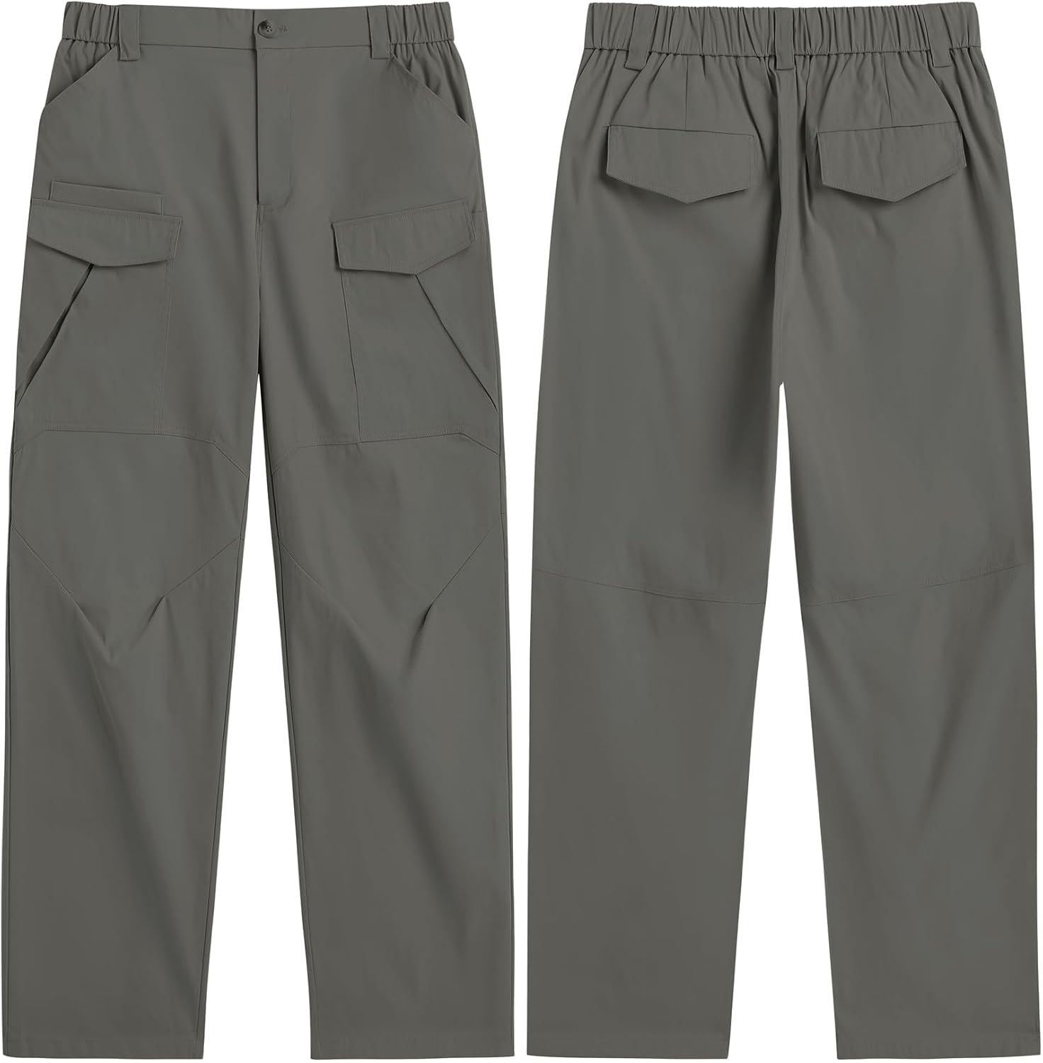 ZAFUL Men's Outdoor Cargo Hiking Pants Tactical Pants Lightweight Work Pants with 6 Pockets - Image 6