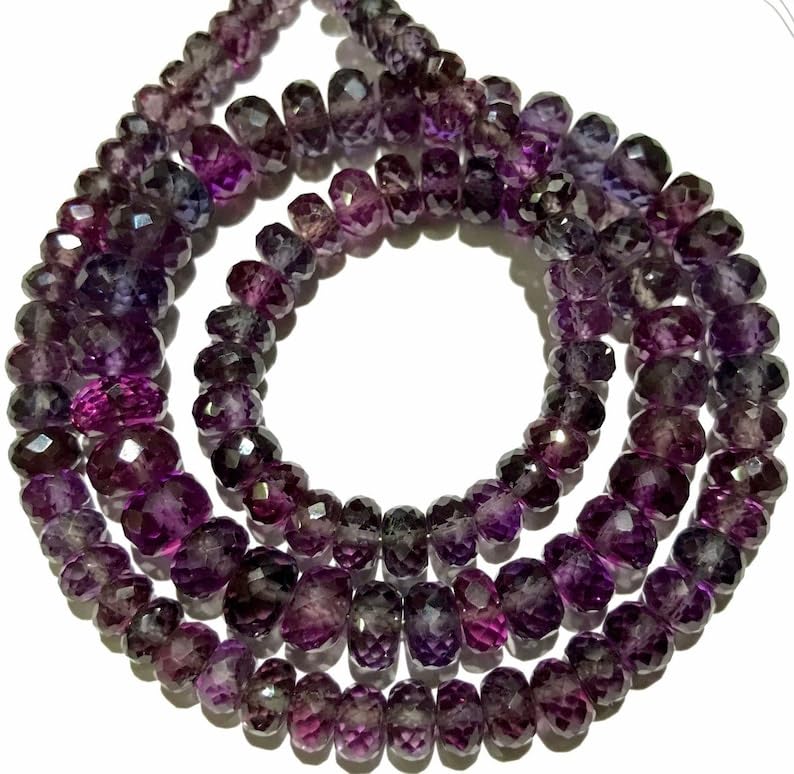 Perles en alexandrite naturelle 4x7mm pour fabrication de bijoux, colliers et bracelets DIY