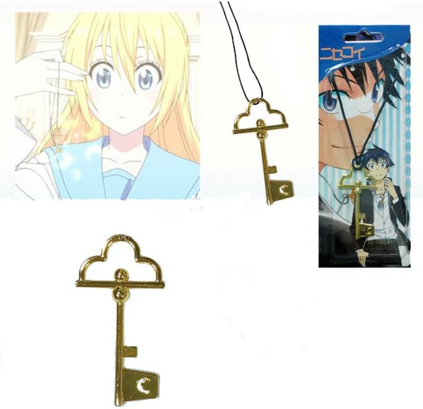 Nisekoi Anime Kirisaki Chitoge Cosplay Key Necklace