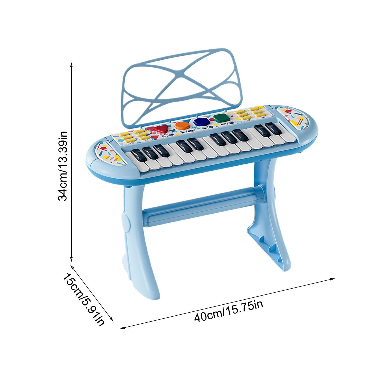 Tastiera Pianoforte Per Bambini Educativo con Luminose | Tastiera Musicale Elettronica Giocattolo Per Camera da , Soggiorno, Aula, Scena, Ragazzi, Ragazze, Bambini, Studenti