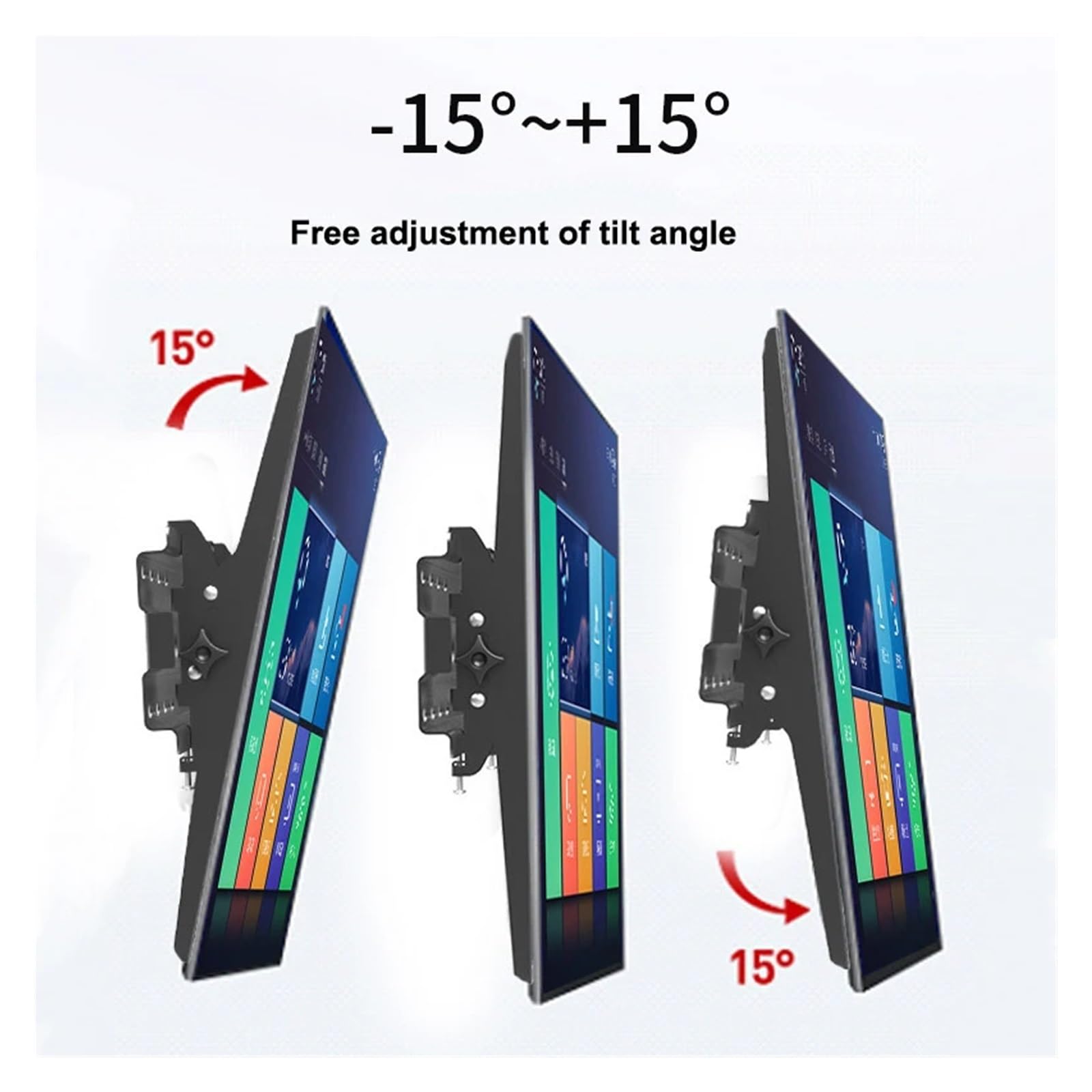 Universale TV Montaggio A Parete Regolabile Ultra Sottile Plasma Inclinato Monitor LCD Ultra HD TV Staffa A Parete Adatto for 26''-70'' Sostituire