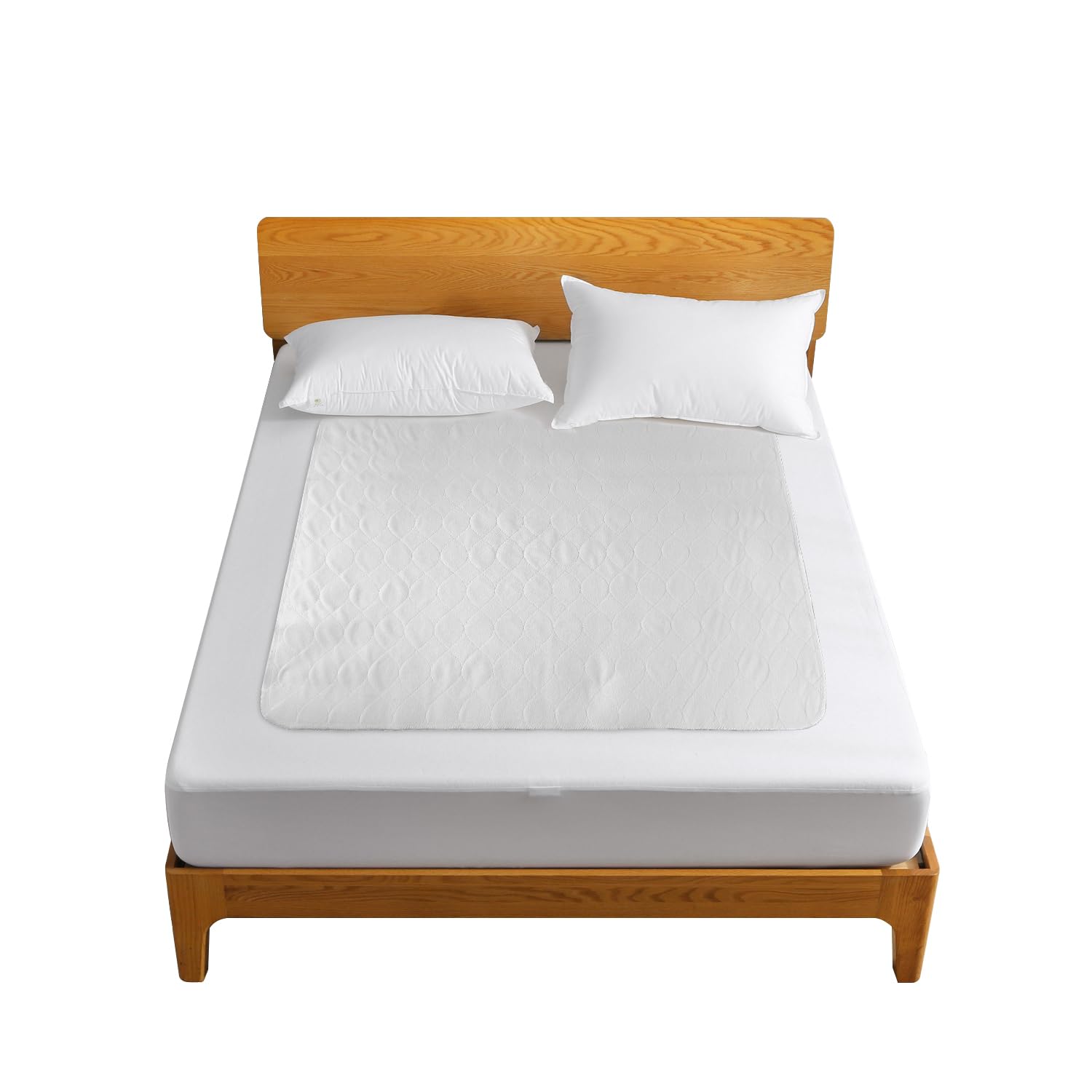 Bamuho Almohadilla para incontinencia, acolchada, impermeable, altamente absorbente, para adultos, niños y mascotas, lavable y reutilizable, 44 x 52 pulgadas