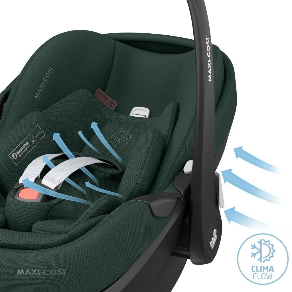 Silla de coche Gr.0+ Pebble 360 Pro² - Twillic Green