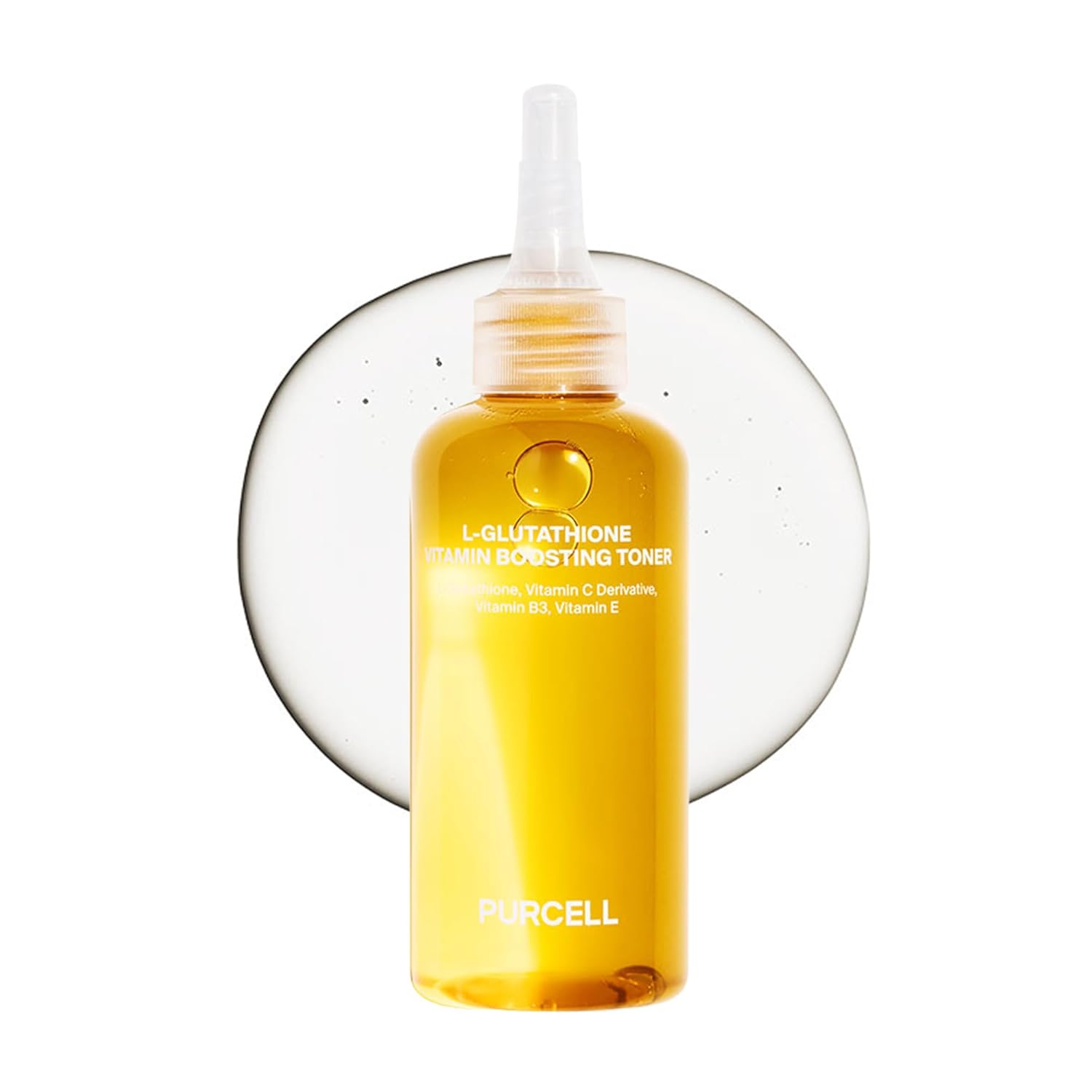 L-Glutathione Vitamin Boosting Toner – infused with Niacinamide, Tocopherol & Vitamin C for Brightening and Hydrating Skin (10.14 fl oz / 300 ml)