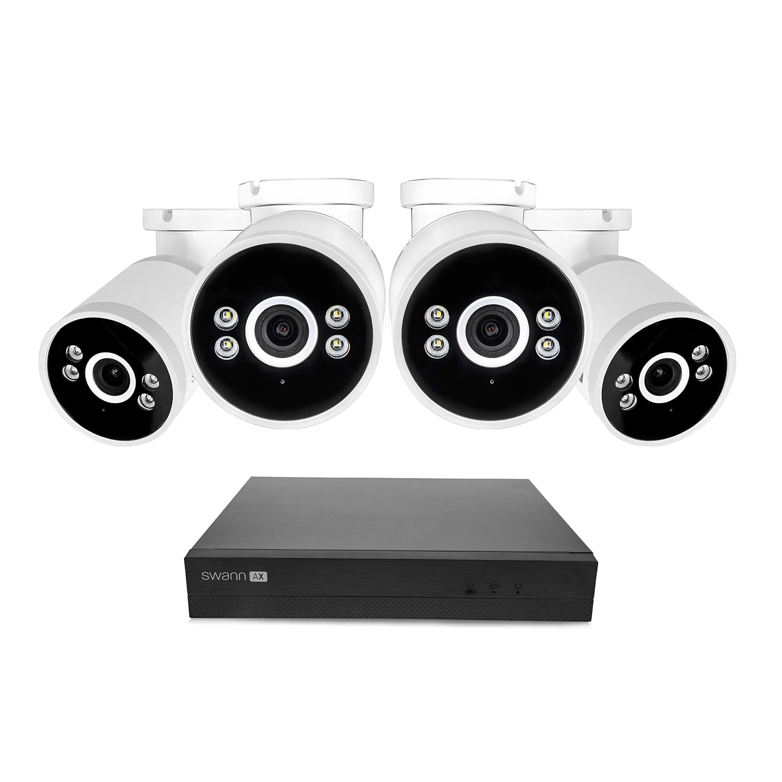 Swann SWNVK-8ADVANX4B 4K AdvancedX™ 8 Channel 4 Bullet Cameras 1TB HDD CCTV Home