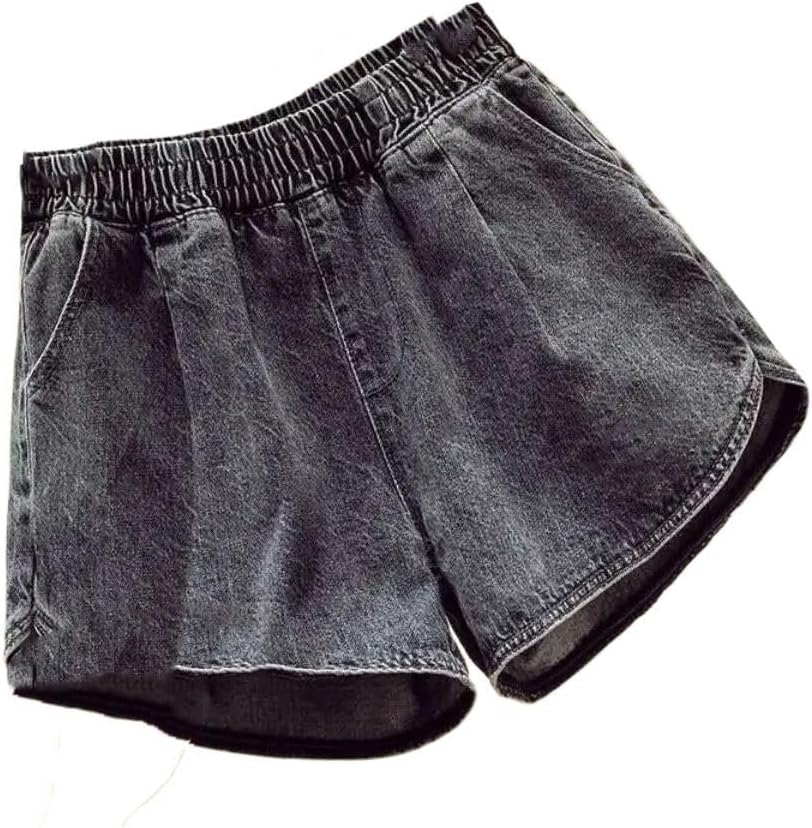 Korean Style Short Jeans Pants Women's Denim Shorts High Waist