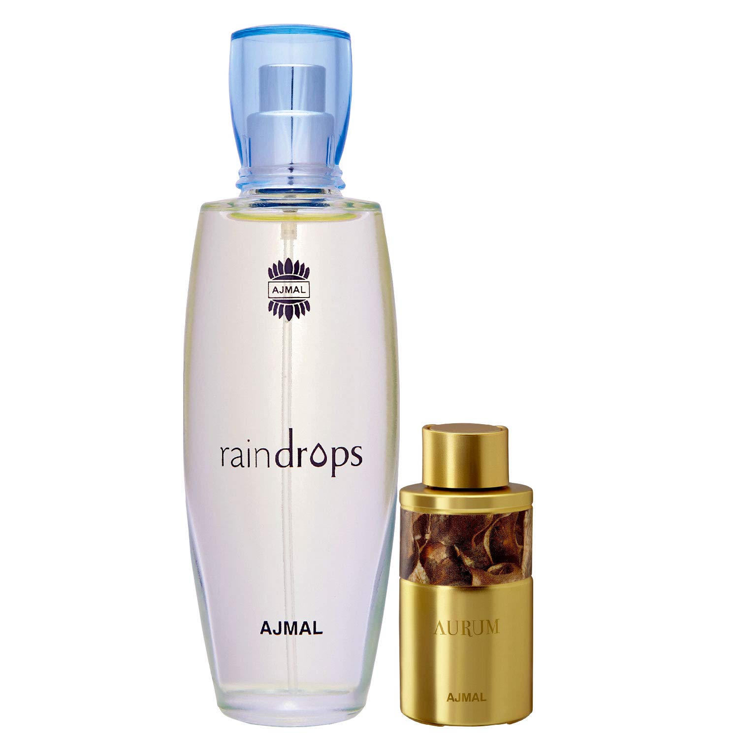 Ajmal Raindrops EDP Floral Chypre Perfume 50ml for Women and Aurum  Concentrated Perfume Oil Fruity Floral Alcohol-free Attar 10ml for Women