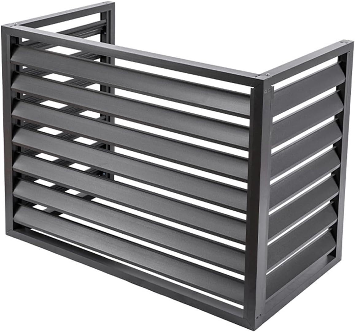 Housse de climatiseur extérieur et pompe à chaleur en aluminium 100x50x70cm pour protection d'hiver