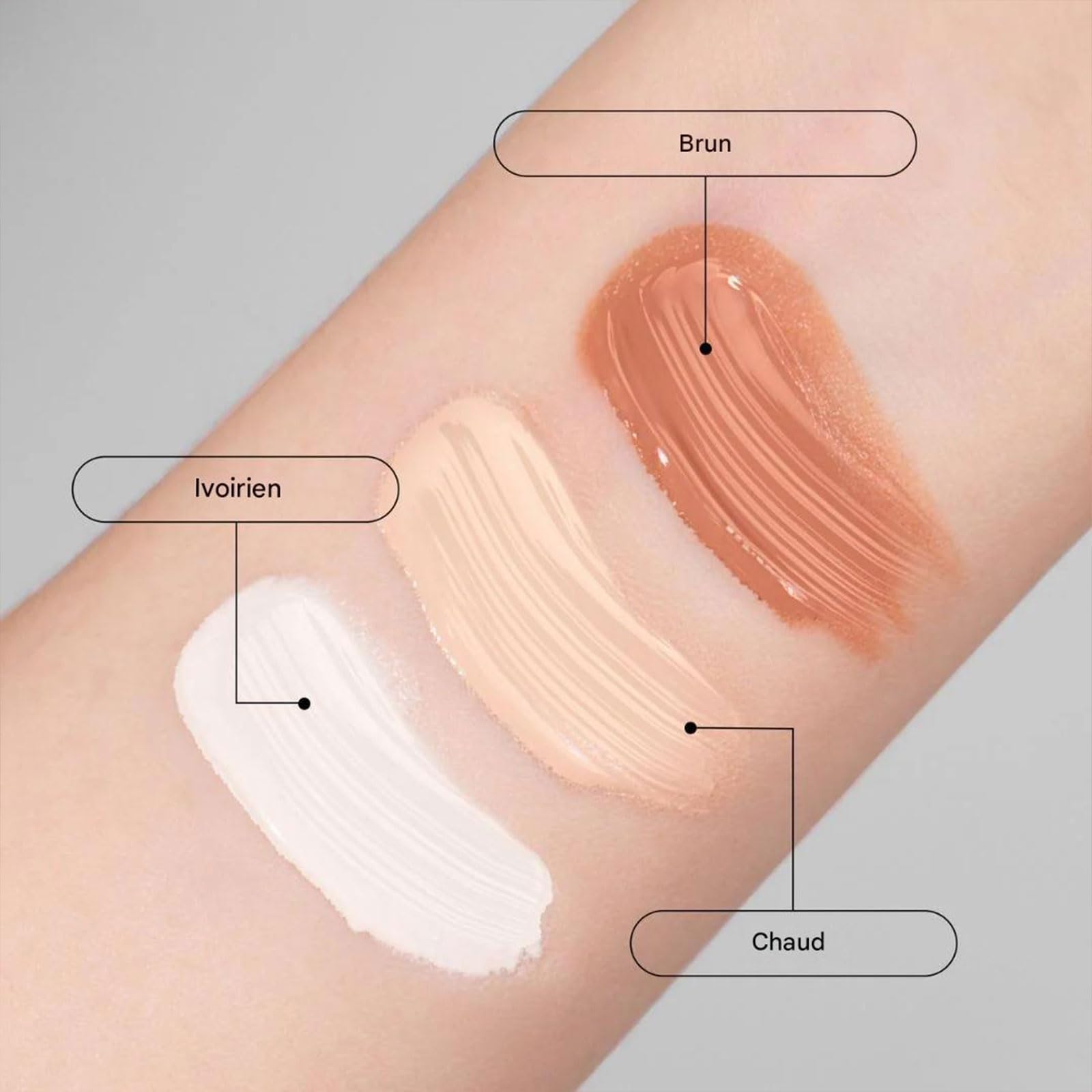Luvie Glow Foundation Cushion, Coussin d'Air Tête de Champignon Cc Cream, Fond de Teint CC Cream, Hydratant Longue Durée, Teint Uniforme pour Tous Les Types de Peau (Chaud)