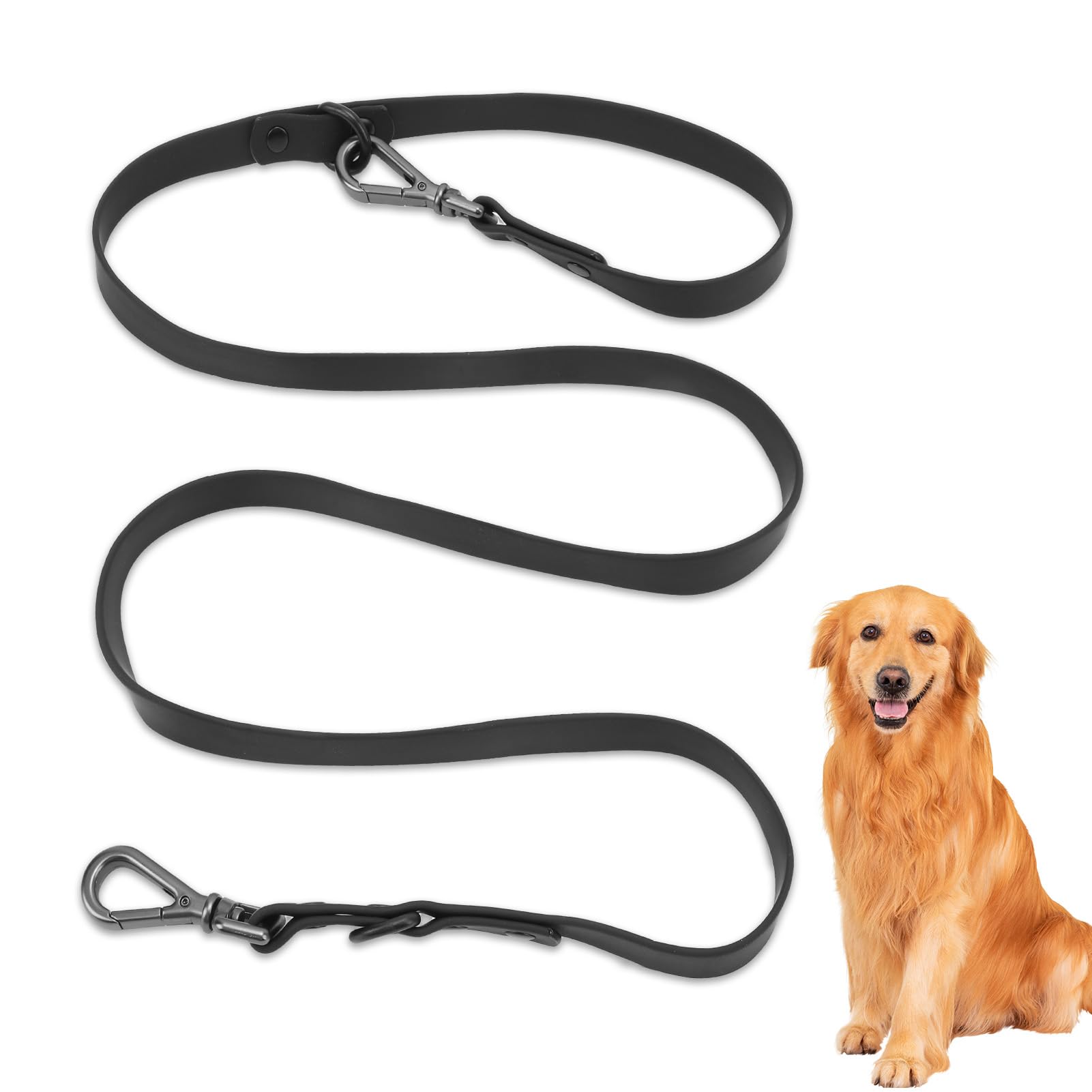 Laisse de dressage imperméable pour grand chien réglable taille L