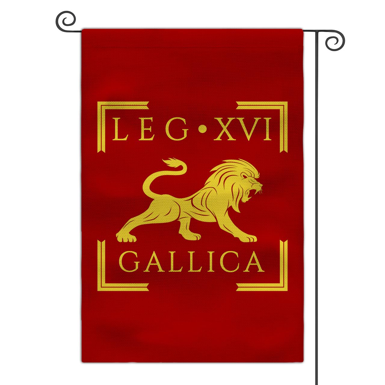 Roman Legion Garden Flag 12x18 Double Sided Yard Outdoor Flag (LEGIO XVI GALLICA)