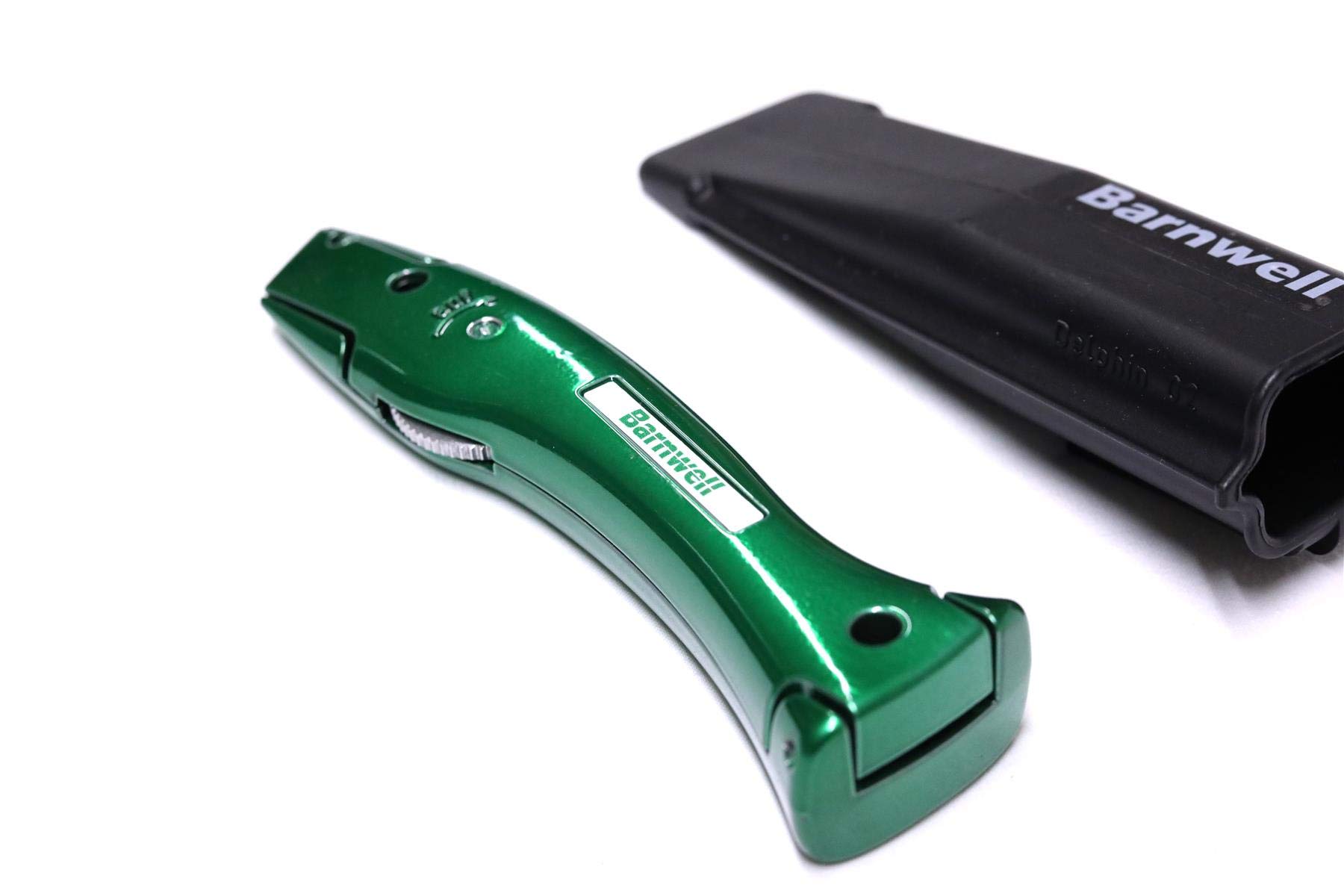 Barnwell Candy Green Dolphin Delphin Tapis Fixes Couteau et Holster Sans Lames