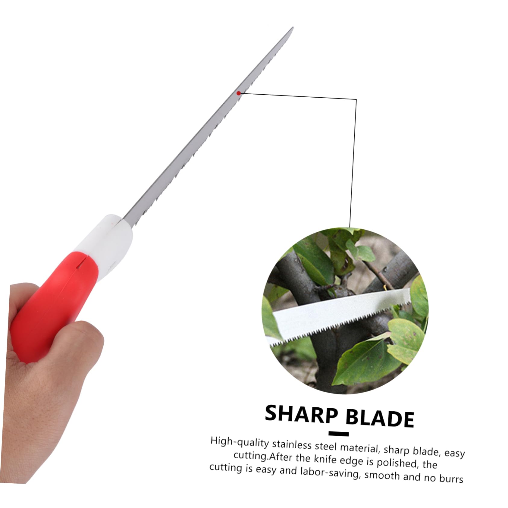 SEWOART 1pc Gardening Cutting Alloy Steel Pole Saws for Tree Trimming Japanese Pruning Saw Hand Tool