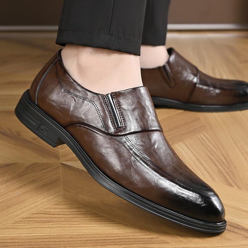 Men's Business Dress New Shoes Classic Comfortable Leather Shoes for Men British Style Daily Causal Leather Shoes Men3