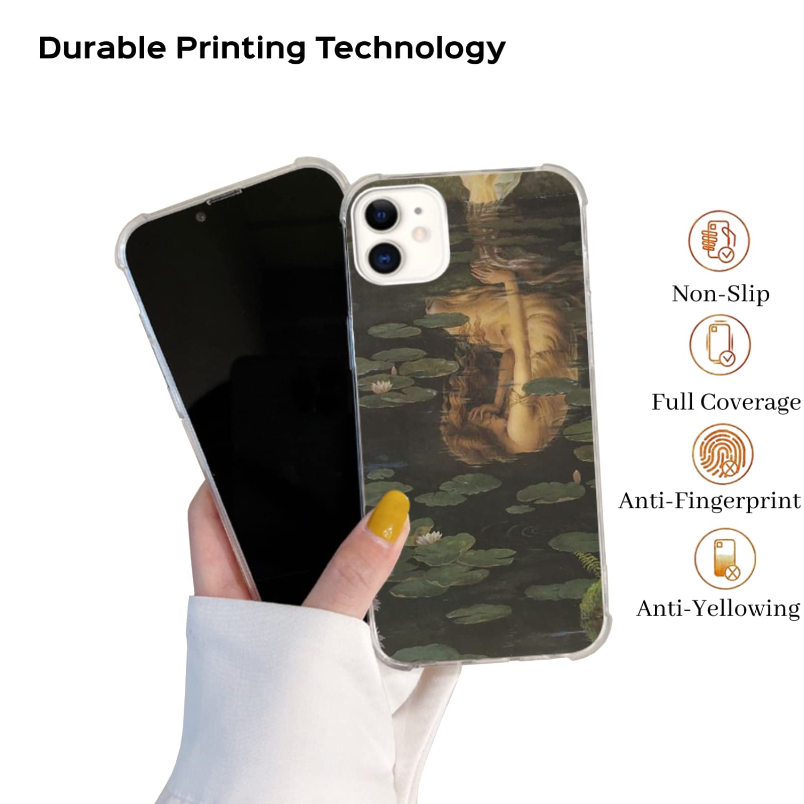 Fairy Dark Grunge Hülle Für IPhone 14 – Weiches TPU, Stoßfest, Mit Märchen-Design