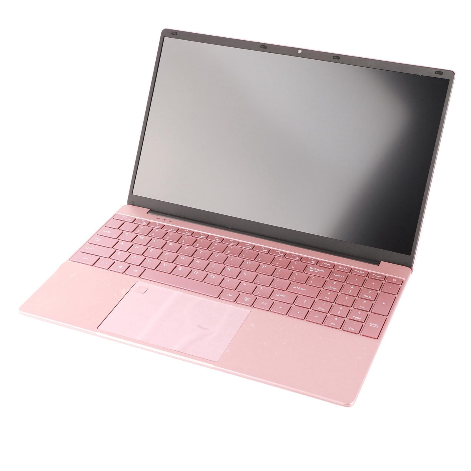 DAUZ Computer Portatile, 4 Core 4 Thread 16 GB RAM 128 G SSD 15,6 Pollici Computer Portatile 1920x1080 Display IPS 2,4 G 5 G WiFi con Tastiera Retroilluminata per Studio per 11
