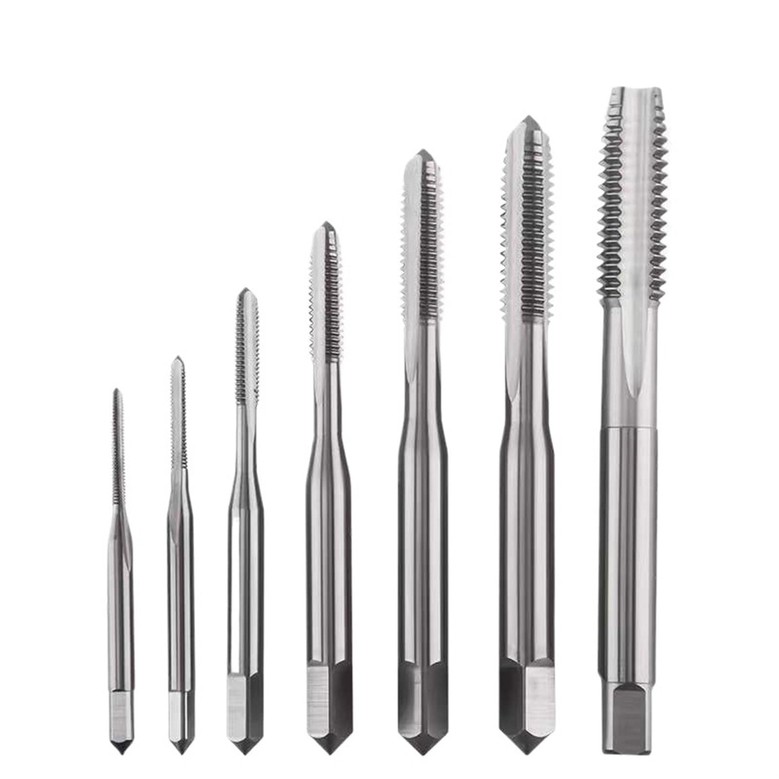 Left Hand Screw Machine Reverse Thread Tap Drill Bits Straight Flute Size M20 M22 M23 M24 5Pcs(Color:M24x1.75)