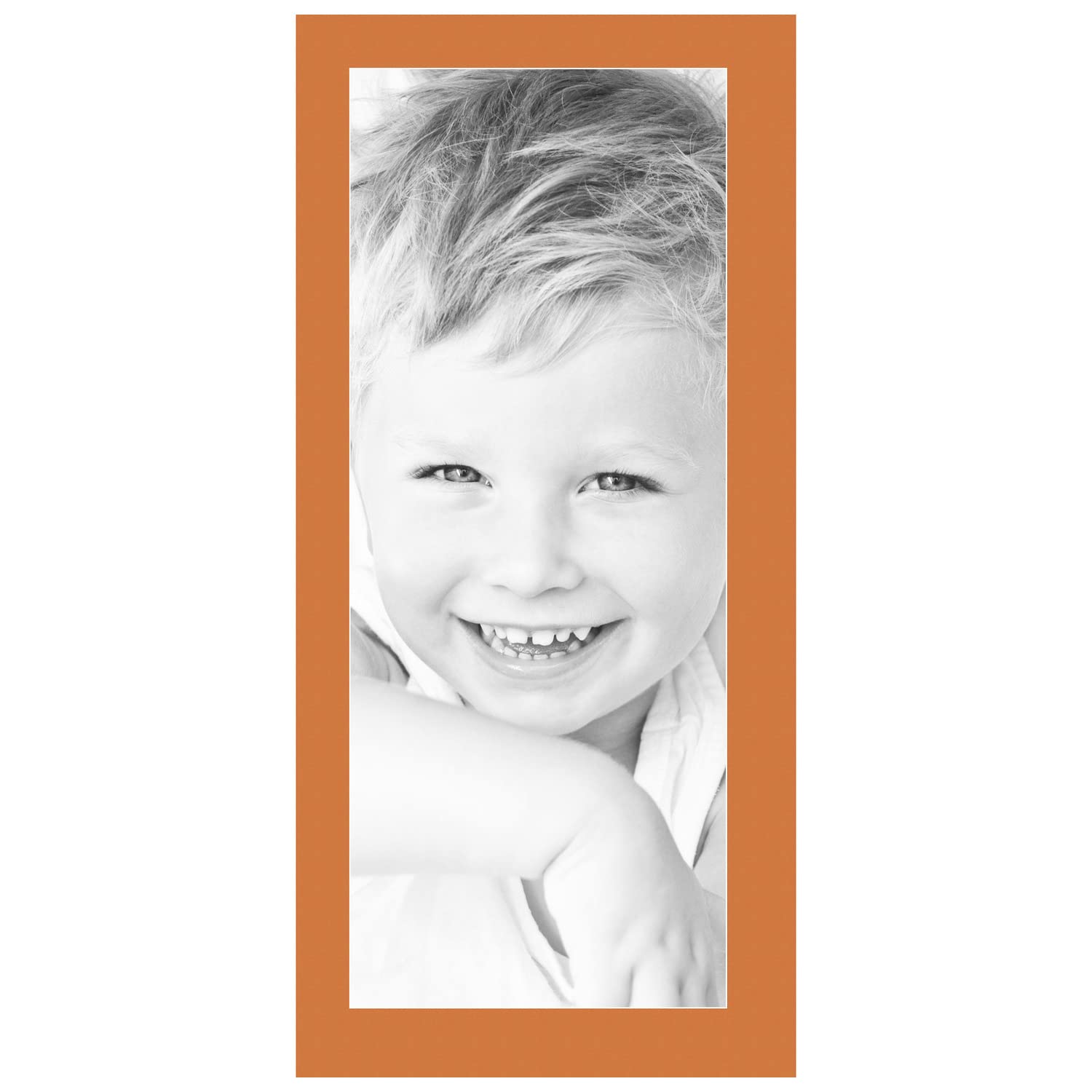 12x30 Tangerine / Octoberfest Custom Mat for Picture Frame with 8x26 opening size (Mat Only, Frame NOT Included)