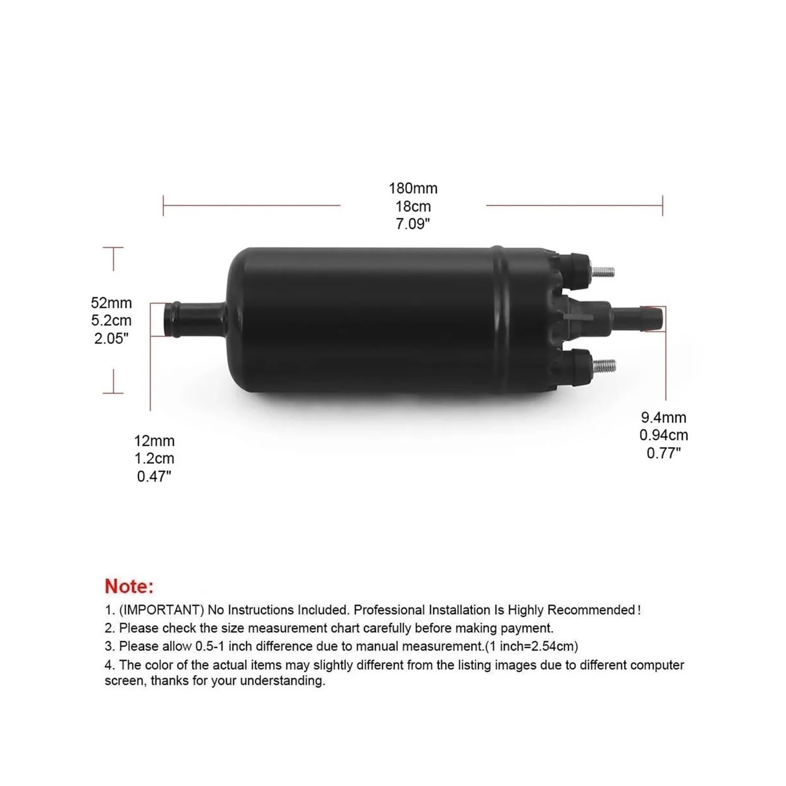 Pompa Carburante Elettrica Per LANCIA 0580464070 0580453911 12V Inline Pompa Del Carburante Ad Alta Pressione Sostituzione Elettrica Esterna