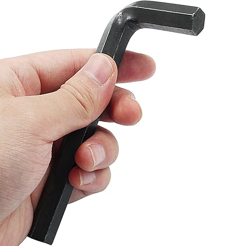 Miniatura 4 de Biaungdo 2 llaves hexagonales negras de 0.472 in, llave Allen pequeña, llave hexagonal en forma de L, juego de llaves hexagonales para reparación de