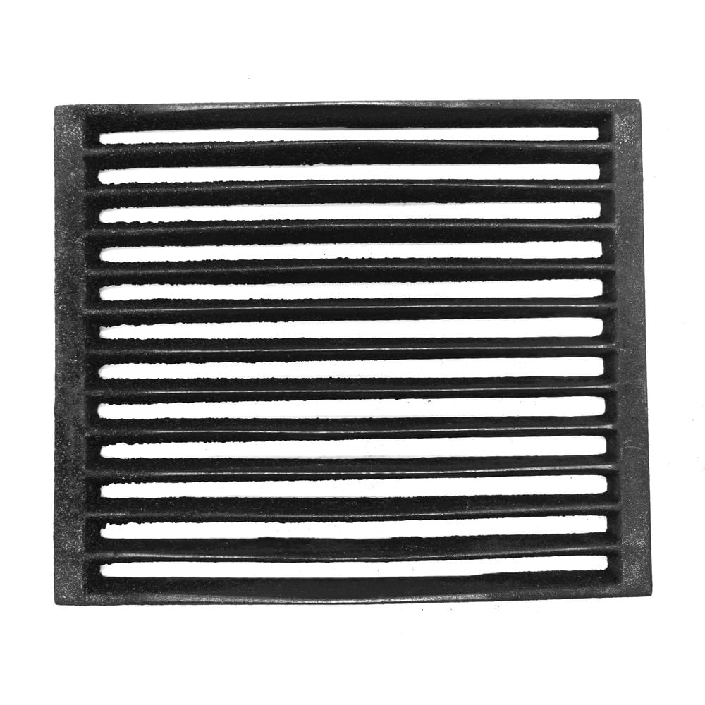 SEZAM Griglia in ghisa, 30 x 25,5 cm, per forno e cenere, diversi diametri, adatta per camino, stufa, griglia per stufa, griglia per stufa, griglia per stufa, griglia