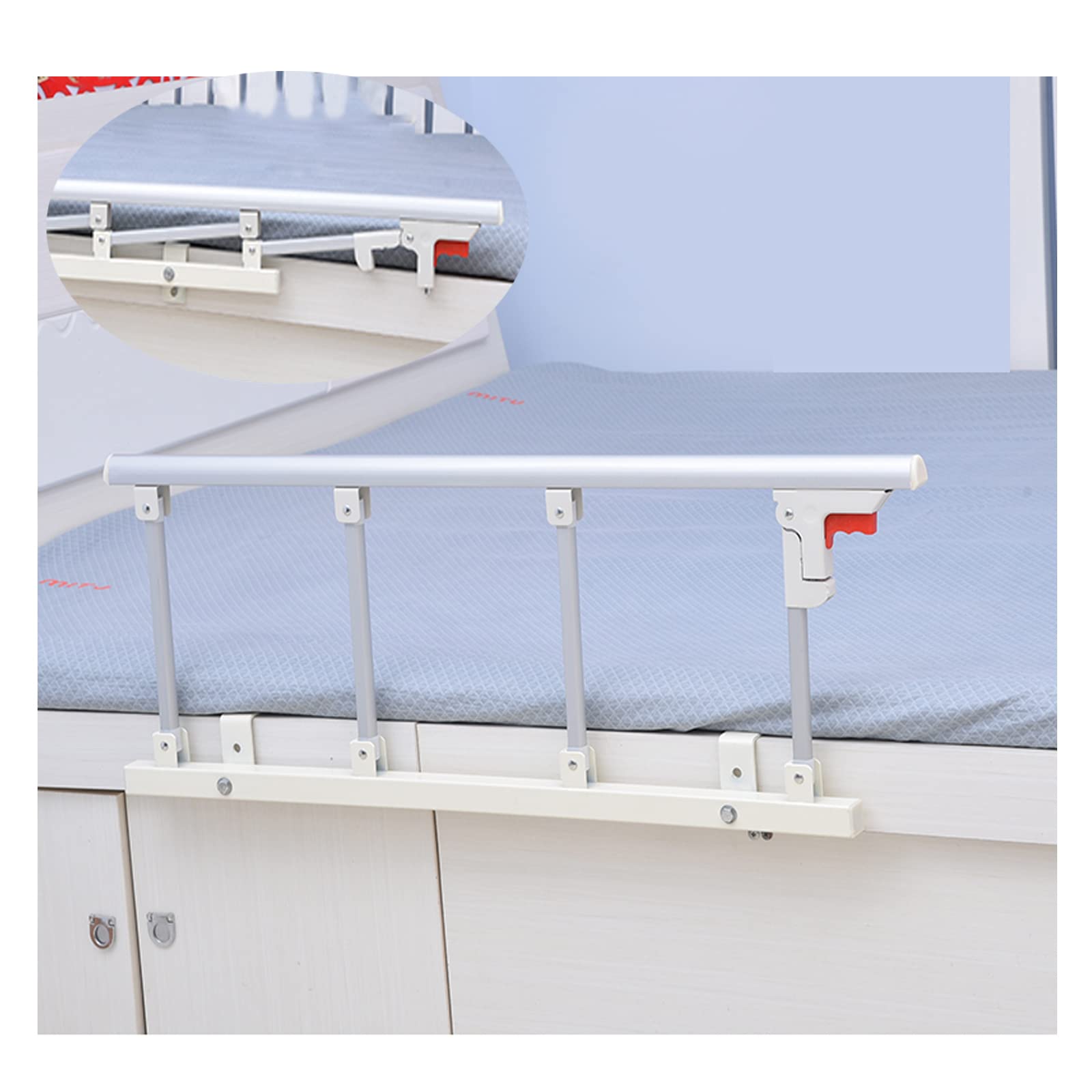 Poignée de rails d'assistance de sécurité pliables et réglables de 95 cm