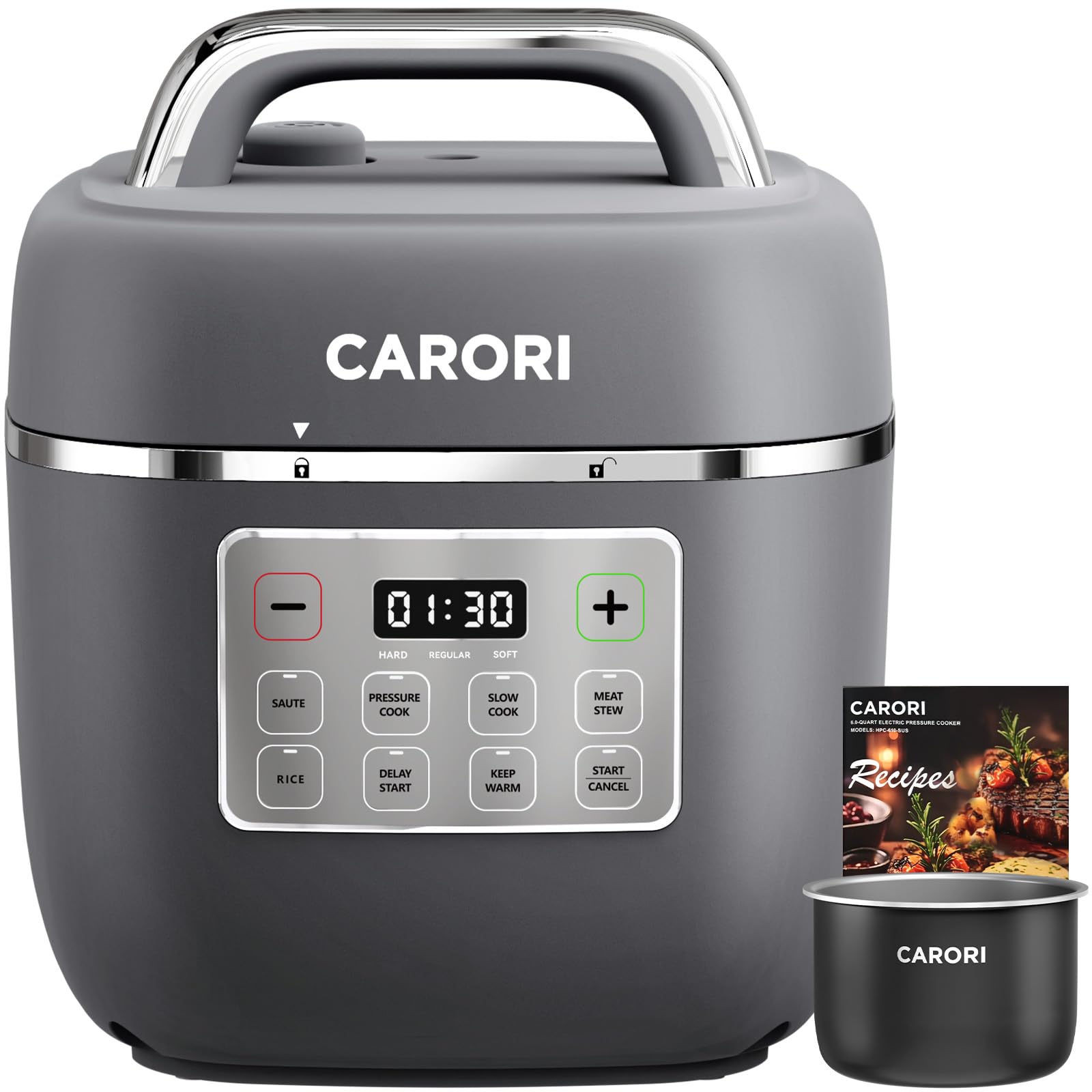 CARORI 3QT Electric Pressure Cooker