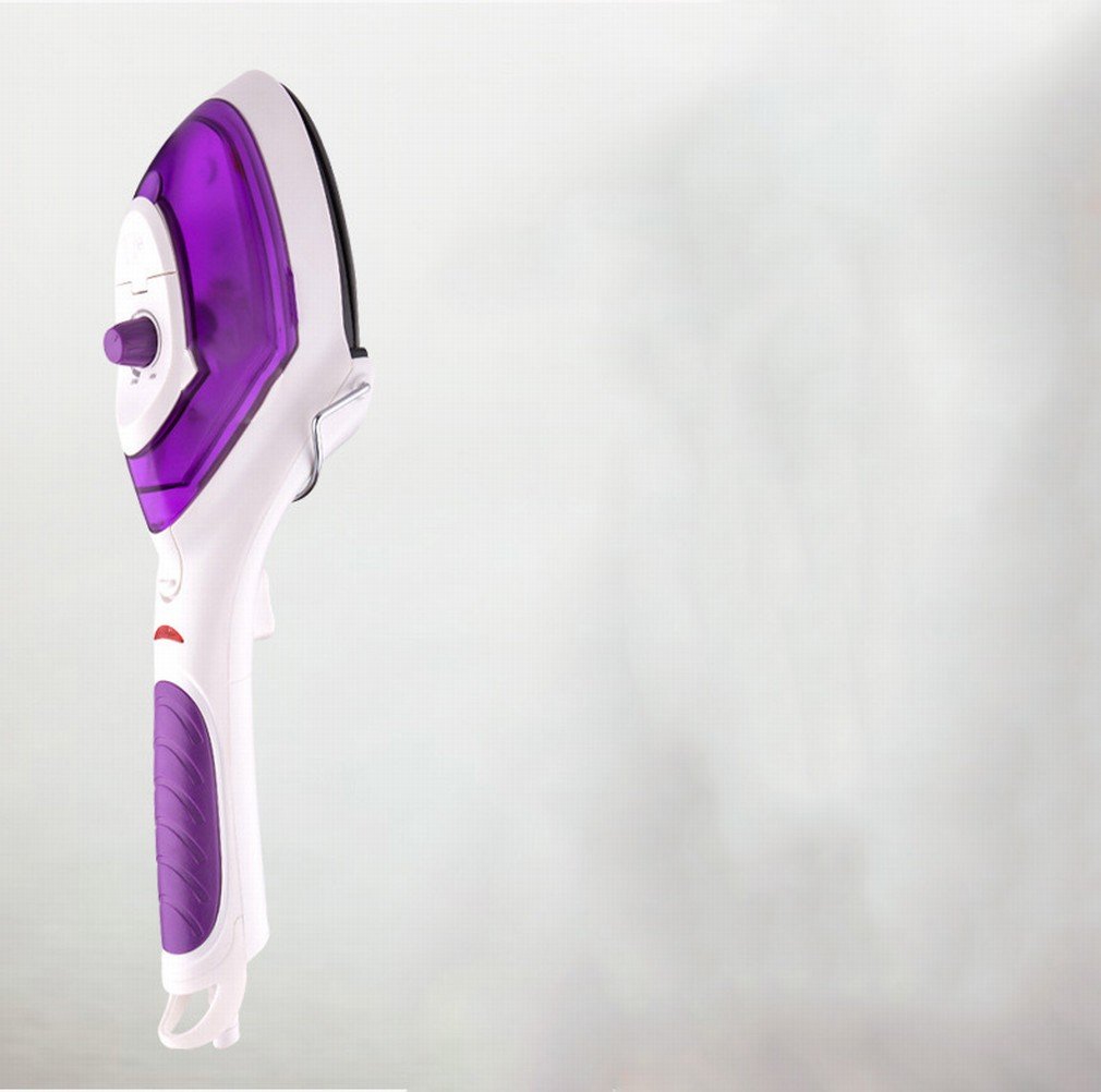 VF Home Vapor Planchado Cepillo Portátil Cepillo Caliente, Además de Ácaros Casa Planchar Ropa de Hierro de Seguridad,Púrpura,Convencional
