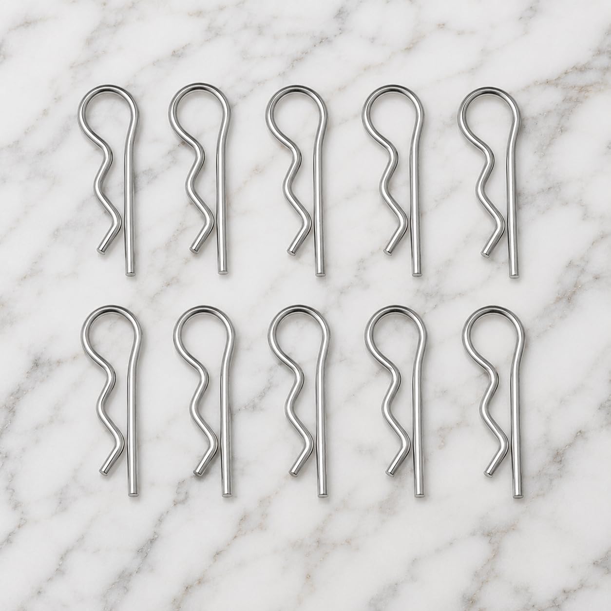 10 Pieces Marine Stainless Steel R Retaining Clip Spring Cotter Pin 1.2x22mm Other Fasteners & Hardware-picture-20