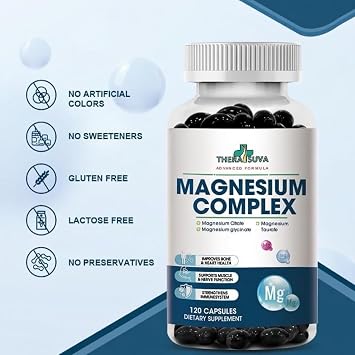 High Absorption Magnesium Complex | Element Magnesium Complex for Muscle, Bone & Nerve Health, 2 Month Supply, 120 Softgels